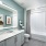 shower/tub combo in bright bathroom