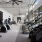 cardio equipment lined up facing window paneled wall